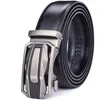 Cinture Cinturino elegante da uomo con cricchetto in vera pelle con fibbia scorrevole automatica taglie forti Q240401