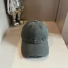 Kadın İlkbahar/Yaz Beyzbol Kapağı Sıkıntılı Şık Snapback Caps Düz renkli kamyoncu şapkaları Vintage Tasarımcı Hat Street Sanatçısı Casquette