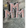 Triple M Moissanite Pendants Iced Out Diamonds Letter Initial Name Jewelry Necklace Custom Number Pendant