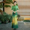 Etniska kläder ao dai vietnam traditionell klänning vintage qipao aftonklänning porslin vietnamesiska kinesiska orientaliska klänningar långa