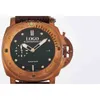 Reloj para hombre de calidad, reloj de diseño alto, reloj de pulsera mecánico de lujo para hombre, movimiento luminoso, reloj Pam de 47mm JB1H