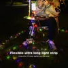 LED Strings Camping Light String RGB/Warm Outdoor Tent Type C USB Charging Lights Hangable for Garden Yard Party YQ240401