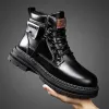 boots CYYTL Mens Boots Casual Winter Shoes Platform Leather Outdoor Designer Luxury Chelsea Cowboy Tactical Work Safety Ankle Sneakers