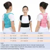 Corset arrière Correcteur de posture Ceinture Support d'épaule Attelle de taille Correction de posture arrière réglable pour adultes enfants pour fille garçon 240322