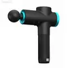 Pistola de masaje Masajeador de cuerpo completo Pantalla LCD Profesional Alivio del dolor muscular profundo Relajación Fascial Fitness yq240401