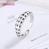 Cluster Rings 925 Sterling Silver Adjustable Engagement For Women Geometric Design Friend Gift Fashion Jewelry Wholesale