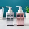 Storage Bottles Transparent Foam Pump Bathroom Facial Cleanser Hand Sanitizer Soap Press Type Mousse Shampoo Dispenser 420ml