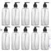 Storage Bottles 8 Pcs Press Pump Bottle Shower Gel Container Refillable Body Lotion Wash Hand Liquid