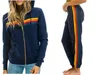 Damen Trailsuits Frauen Langarmjacke Hose Regenbogen Set Sport zwei Stücke Anzug Outfit Harajuku Casual Suits Drop Lieferbekleidung DHF5E