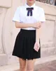 XS3XL 17 Farben Mädchen Japanische Sommer Hohe Taille Faltenröcke Für JK Schuluniform Studenten Tücher 240325