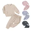 Clothing Sets Brand Baby Boy Clothes Autumn Casual Girl Suits Child Suit Sweatshirts Sports Pants Spring Kids Set Drop Delivery Matern Dhemv