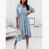 Maternity Dress for Pregnant Women Clothes Casual Vneck Long Sleeve Elegant Pregnancy Poshoot Sexy Vestidos 240326