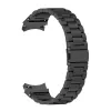 Ringe ohne Lücken, Edelstahlarmband für Samsung Galaxy Watch 4 Classic 46 mm 42 mm/Uhr 4 5 44 mm 40 mm 5 Pro, Lederarmband