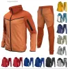 2024 designer fino Mens Sportswear Tech Fleece Calças Tracksuit Sportwear Calça Fatos Soltos Um Zip Homens Camuflagem Mans Tamanho Asiático