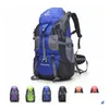 Sacs de plein air Top Qaity Nouveau 50L 60L Sac à dos Cam étanche Alpinisme Randonnée Sacs à dos Sac de sport Escalade Rucksack Drop Livraison S Otlmu