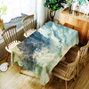 Table Cloth 2023 Personality Simple Pattern Waterproof Tablecloth Digital Printing Rectangar Drop Delivery Home Garden Textiles Cloths Dhoci