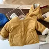 Vestes enfants coton vêtements épaissi vers le bas filles veste bébé enfants hiver chaud manteau fermeture éclair Costume vêtements d'extérieur pour garçons vêtements