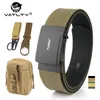 Vatty officiële authentieke 4,3 cm militaire tactische riem legering automatische gesp heren politieriem 1100D nylon IPSC pistoolriem Q240401