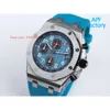 Herrrörelsesdesigners Steel Mechanical APS Alloy Watch Chronograph 42mm Titanium 26238 Factory Time Automatic Series Superclone 247