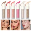 Multifunctional Makeup Blush Highlighter Pen Iluminador Shimmer Liquid Glow Matte Natural Brightening Face Con Makeup Set 240319