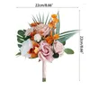 Decorative Flowers Wedding Bouquet Exquisite Artificial Flower In Peonies And Rose Wholesale