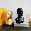 Statuette decorative Donna nera africana Signora Ragazza Scultura femminile Statua Decorazioni per la casa Soggiorno Mobile TV Decorazione del desktop Ornamenti
