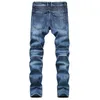 Pantalones de talla grande para hombre New Mans Skinny Jean Loose Pierna recta Murió Rasgado Masculino Hip-Hop Deinim Hombres Scratch Jeans Drop Entrega Ropa Dhnz4