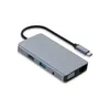 Hub USB 3.1 Type-C all'adattatore Hub USB C 4K Thunderbolt 3 con slot per lettore SD Hub 3.0 TF PD per MacBook Pro/Air 2020