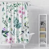 Shower Curtains Tropical Leaf Flowers Pattern Bathroom Curtain Waterproof Polyester Fabric Leaves Bath Decor With Hooks