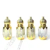 Storage Bottles Luxury Style Golden Roll-on Essential Oil Bottle Perfume Container Refillable Empty