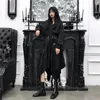 Harajuku jupe noire femmes Steampunk gothique Vintage victorien gitane Hippie fête Y2k Cosplay Punk 240326