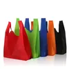 50個のショッピングトートバッグカスタムプリントギフト非織物ビジネスカスタマイズ可能な再利用可能240328