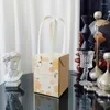 Gift Wrap Fruit Pattern Portable Packaging Cardboard Box Cake Dessert Candy Bag Birthday Wedding Party Storage And