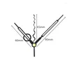 Accessori per orologi Lancette per orologio da parete Puntatori in metallo Kit di riparazione bracci con meccanismo di movimento al quarzo fai-da-te