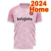 Camisas de futebol 2024 Porcinos Fc Nadir Jacobo O.Coll Dorkis Home Pó Cor Camisa de Futebol Manga Curta Aldt Uniformes Drop Delivery S Otvmr