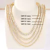Custom Hip Hop 14k Gold Necklace Bracelet Vvs Moissanite Diamond Clustered Tennis Chain