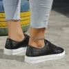 Обувь 2023 Весенняя осень Европа Америка Hot Sales Casual Board Shoes Fashion Flat Laceup обувь большие ярды дышащие кроссовки для женщин