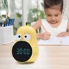 Child Sleep Cute Pear Alarm Home Clock Digital Wake Up Temperature Timer Kid Trainer Snooze Practical Beautiful Luxurious Decor 240329