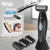 Épilateur Body Shaver Retirez l'épilation des poils courts Hine pour les hommes Epilator rasoir mâle professionnel Babeador Electric Razor Clipper Mans