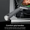 Köksredskap sätter ninja CW69010 Neverstick Comfort Grip 10-stycken Set Nonstick Hållbar skrapbeständig diskmaskin Säker ugn