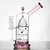 14mm Joint Bowl Glass Gene Dab Rig Tornado Water Bong Handgjorda vattenpipa rökrör Borosilikatmaterial 5 tum Shisha