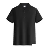 Polos pour hommes S Chemises d'été de haute qualité Logo personnalisé Couleur unie Manches courtes Revers Top Team Professional Design Golf Printmens Drop de Dhcw9