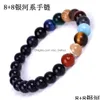 Beaded Galaxy Star Sky Blue Sand Stone Armband Universe Solar System Eight Planet Quality Jewelry Drop Delivery Otypf