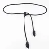 Belts Customized sheepskin knot waist rope fashionable leather round rope thin waist belt womens small waist belt closed decorative waist chain Q240401