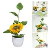 Decorative Flowers Outdoor Hanging Baskets With Artificial Faux Plants Decorations