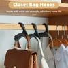 Hängare Seven-Color Handbag Arch Hook Tie Scarf Buckle Home Garderob Lagring Multi-Purpose Reablerable Organization Tool