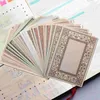 Garrafas de armazenamento 60pcs Scrapbook Decorativo Papel Retro Fundo Colagem Notebook DIY Suprimentos