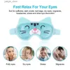 Sleep Masks Ice Pack for Eyes After Surgery Cold Compress Reusable Hot Cold Gel Eye Mask with Soft Plush Backing for Kid Girl Blockout Light Y240401