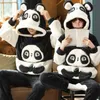 36Q0 PAJAMAS SEXY COUPLES D'HIVER PAJAMA FEMMES FEMMES Men Pyjamas Sweats Sleepwear épaissison Soft Warm Cartoon Cat Beautiful Lovers Pijamas Suit 2404101