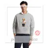 bear sweater Us Men's Winter Coat Polos Sweater Must-have Hoodie European and American New Bear Autumn and Casual Cotton Large Print Fashion S-2xl 221